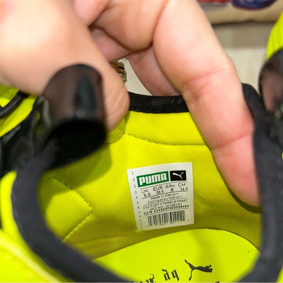 Puma By Rihanna Womens  Lemon Neon Avid Athleisure Lifestyle Fashion Sneakers - Picture 10 of 13